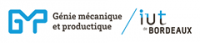 Logo GMP, Génie Mécanique et productique. IUT de Bordeaux