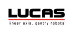 Logo de l'entreprise LUCAS, entreprise de robotique basée en France spécialisée dans les robots en axes linéaires