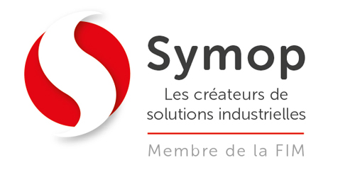 Logo Symop, Créateurs de solutions industrielles, Membre de la FIM