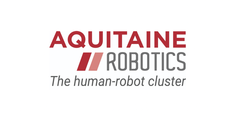 Logo Aquitaine Robotics, The human-robot cluster