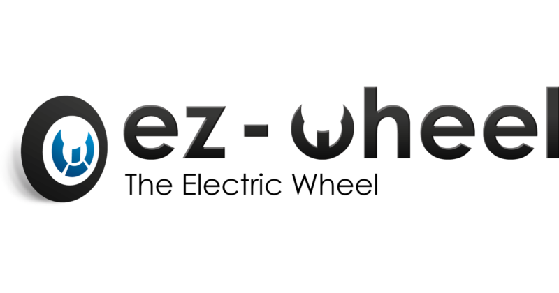 Logo Horizontal de EZ-WHEEL, The Electric Wheel