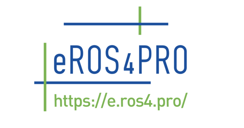 Logo du projet eROS4PRO, site de E-Learning à portée européenne de robotique Open Source