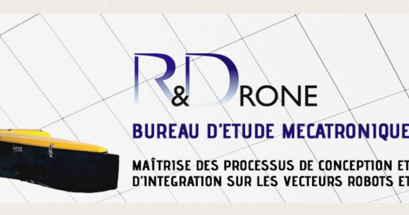 Logo R&Drone, Bureau d'étude Mecatroniques