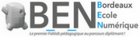 Logo BEN, Bordeaux Ecole Numérique