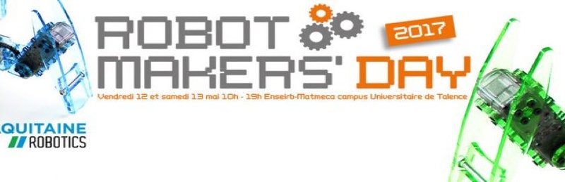 Bannière Robot Makers Day 2017