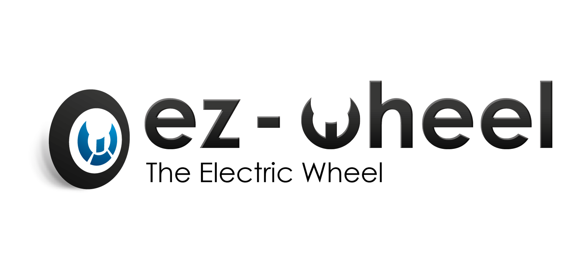 Logo Horizontal de EZ-WHEEL, The Electric Wheel